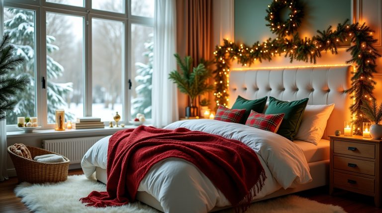 16 Irresistible Christmas Bedroom Ideas for a Cozy Holiday Escape