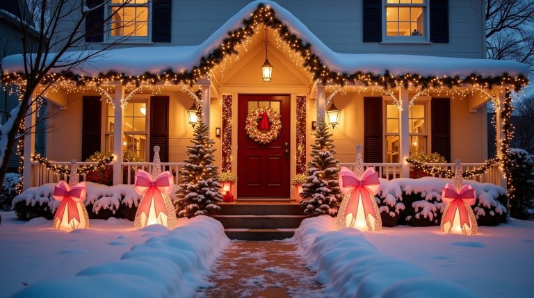 20 Outdoor Christmas Decorations Ideas for a Festive Yard Glow