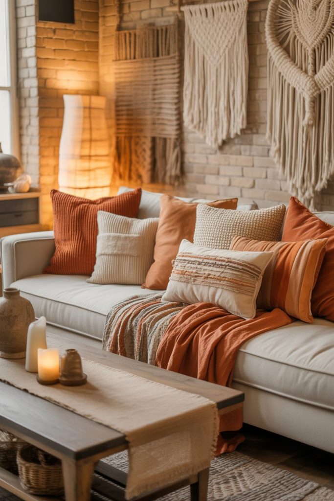 Fabric and textile DIY accents for budget home decor