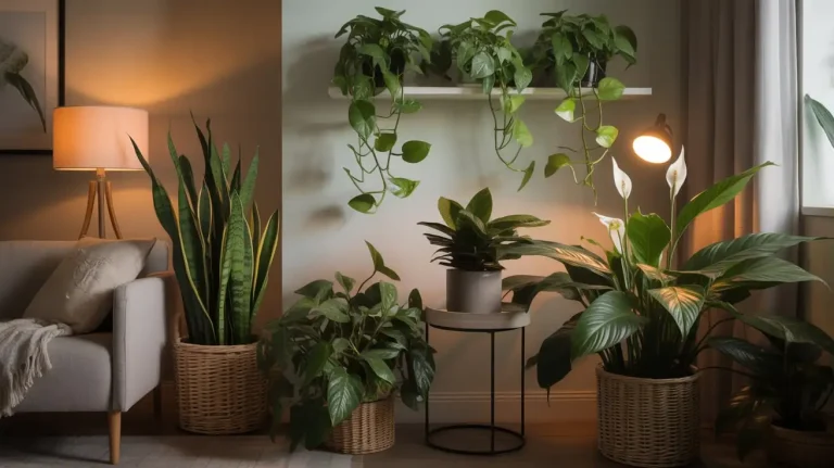 How to Style Indoor Plants Decor in Low-Light Rooms